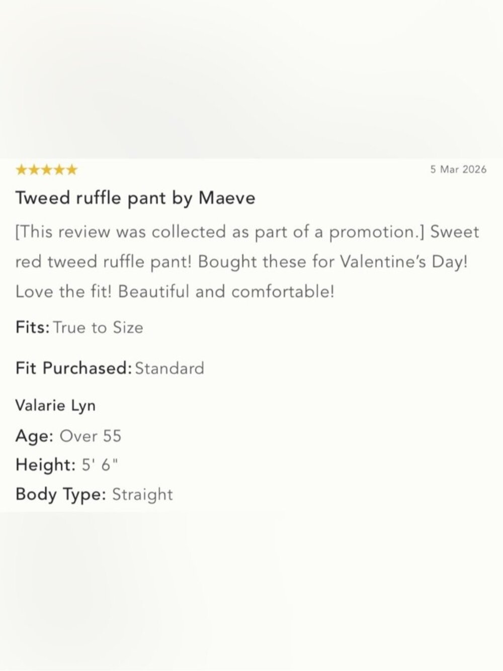 NWT Size 30 -The Colette Crop Tweed Ruffle-Hem Trousers by Maeve (US$ 158) - Picture 10 of 16